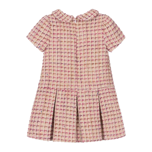 PATACHOU GIRL TWEED DRESS PINK