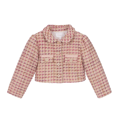 PATACHOU GIRL TWEED JACKET PINK