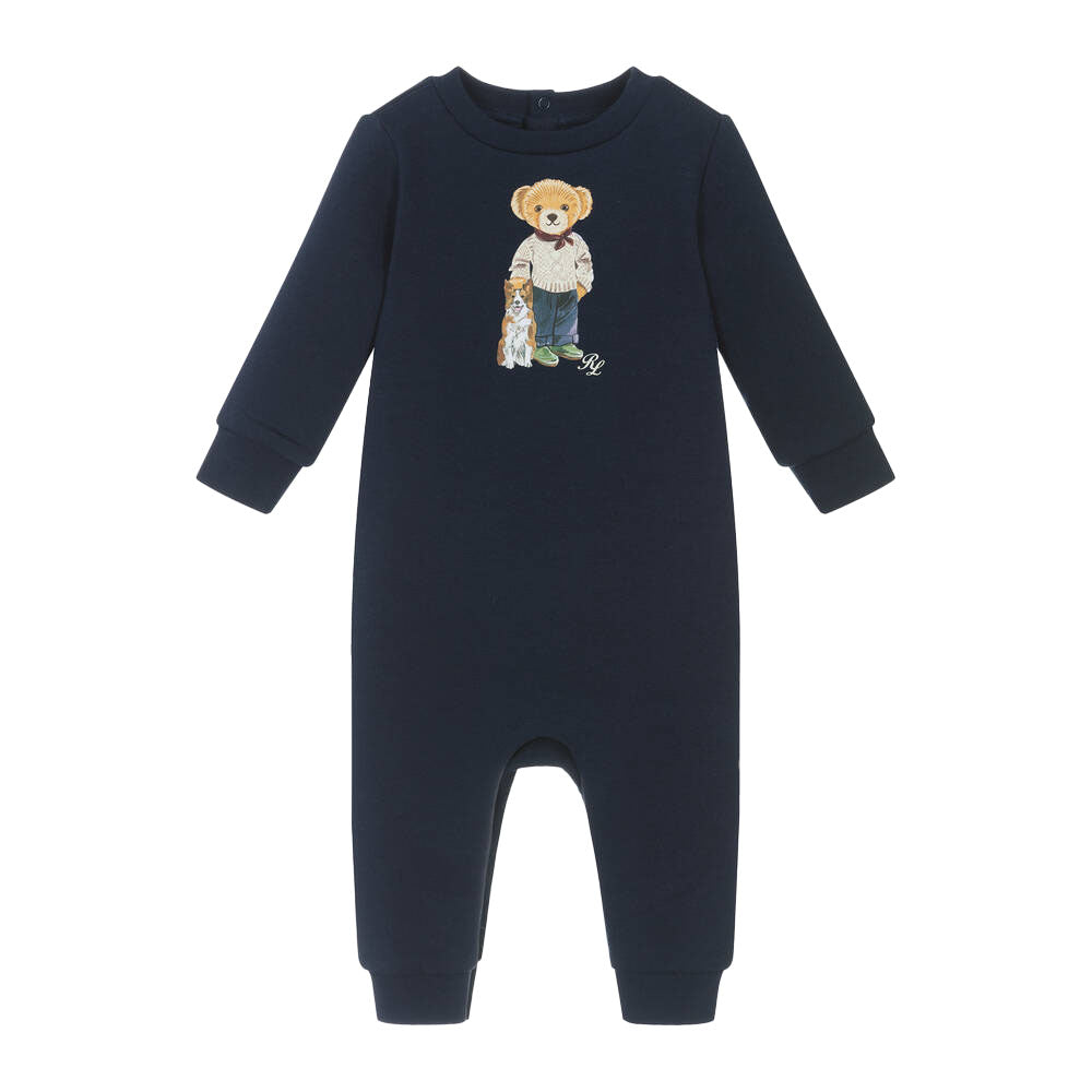 RALPH LAUREN BABY BOY BEAR BABYGROW