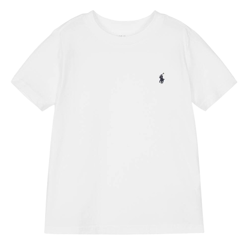 RALPH LAUREN BOY T-SHIRT WHITE