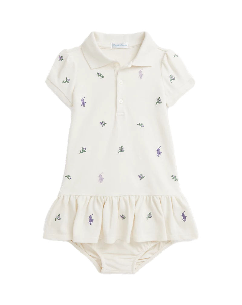 RALPH LAUREN BABY GIRL POLO PONY  DRESS