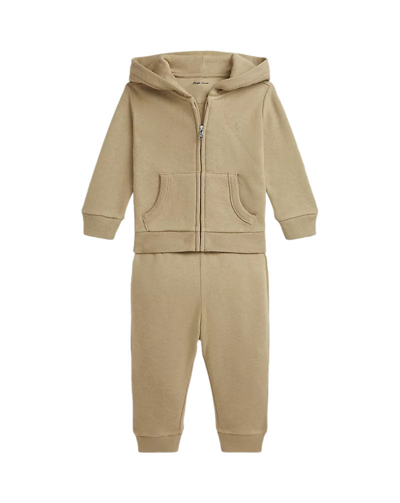 RALPH LAUREN BABY BOY TRACKSUIT BEIGE