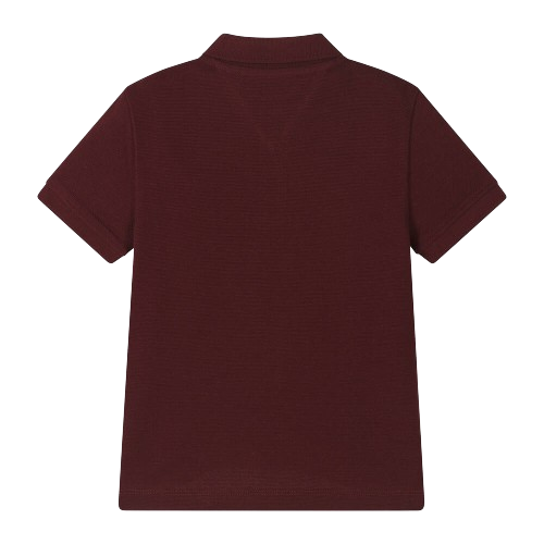 TOMMY HILFIGER BOY VARSITY POLO BURGUNDY