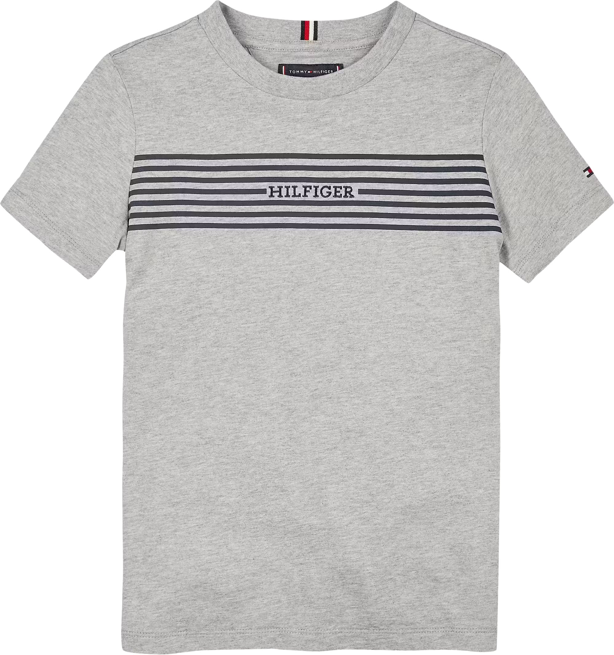 TOMMY HILFIGER BOY MONOTYPE T SHIRT GREY