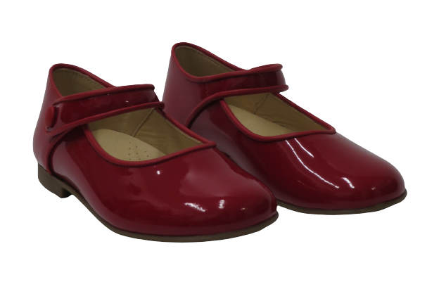 ANDANINES GIRL RED PATENT PARTY SHOE