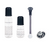 EMPORIO ARMANI BABY SET BOTTLE DUMMY AND CLIP NAVY