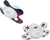 TOMMY HILFIGER BABY DUMMY PACK OF 2  WHITE
