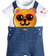 GUESS BABY UNISEX DUNGAREE WITH T-SHIRT WHITE