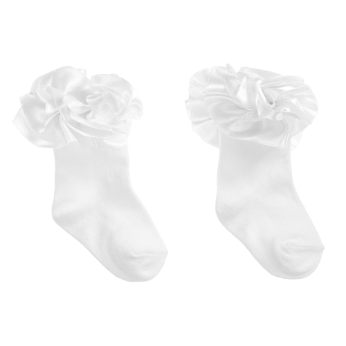 White ruffle socks sale baby