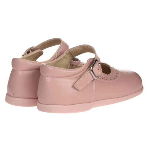 EARLY DAYS BABY GIRL FIRST WALKER LEATHER  ALICE SHOES PINK