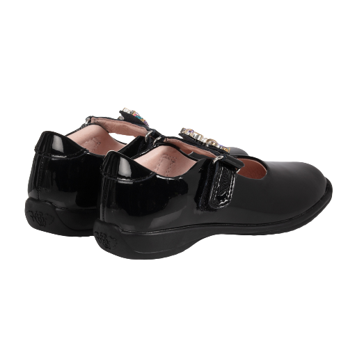 LELLI KELLY GIRL BELLA2 BLACK PATENT SHOE Jellyrolls Kidswear