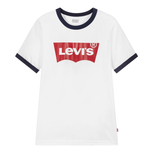 LEVI BOY WHITE LOGO T-SHIRT