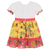 PATACHOU GIRL BOTANICAL FRILL DRESS